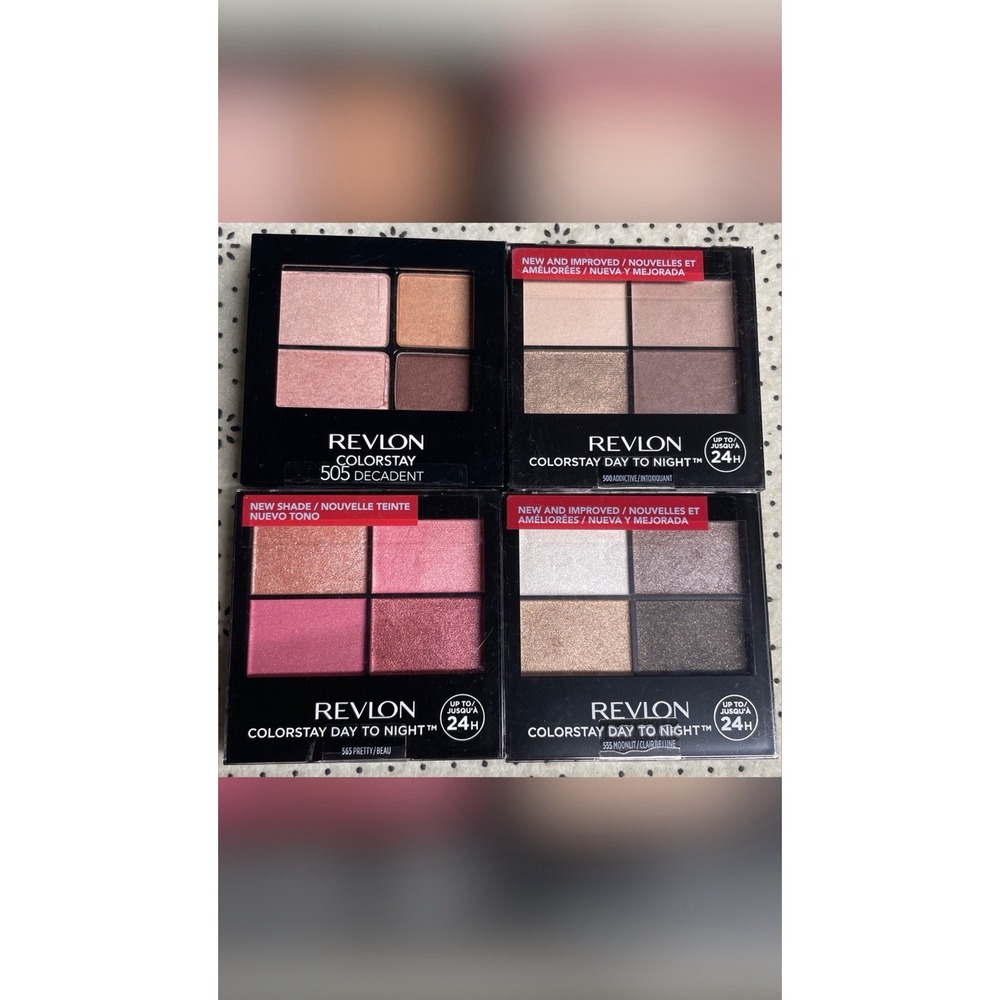 Revlon‎ Colorstay Eyeshadow Quad, Pack Of 4